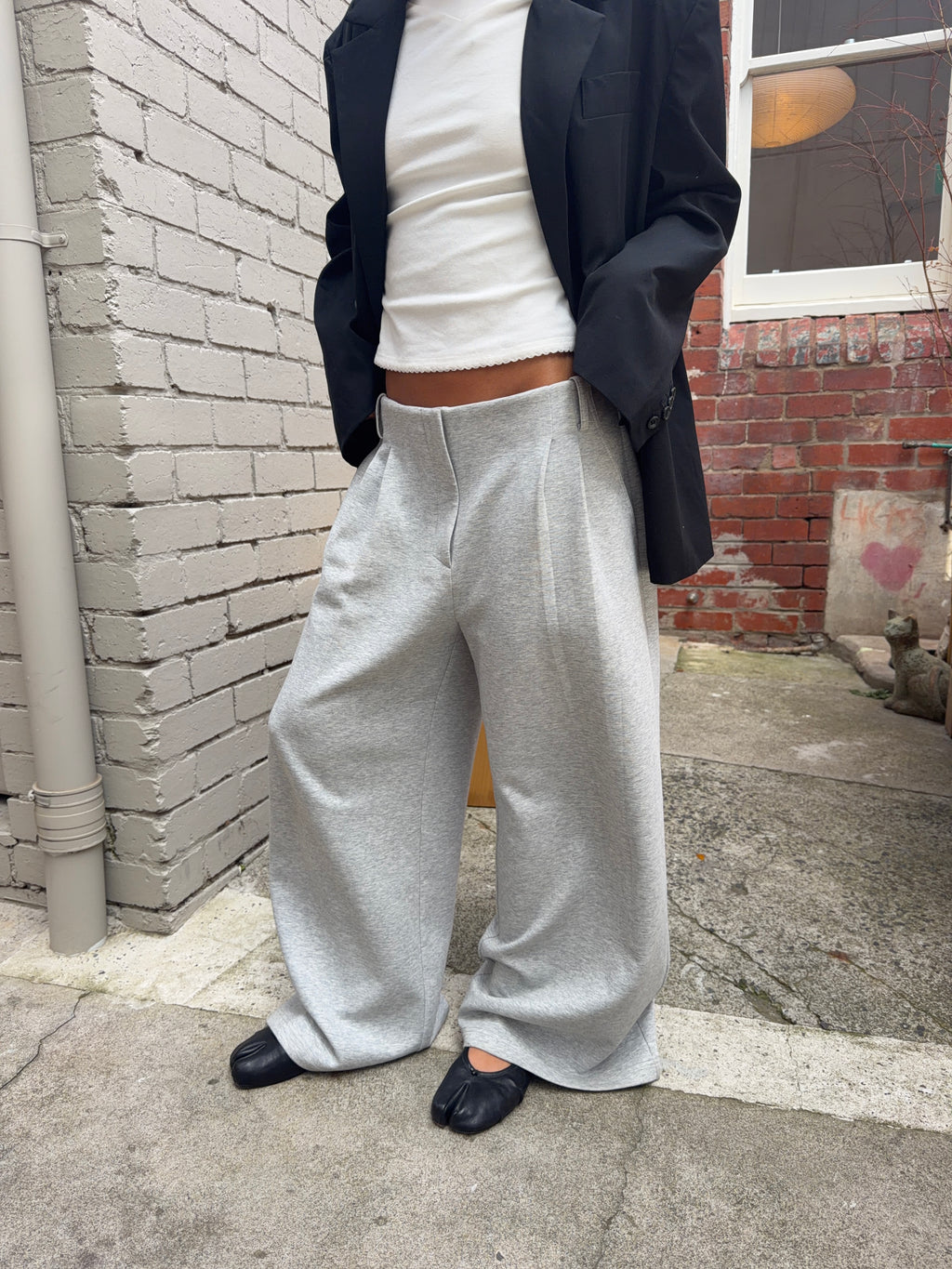 Tailored Sweat Pants Grey