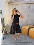 Long Bermuda Shorts Deep Black