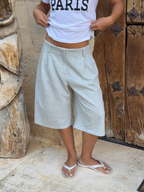 Tailored Sweat Shorts Grey