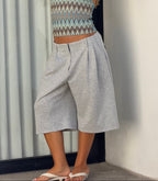 Tailored Sweat Shorts Grey