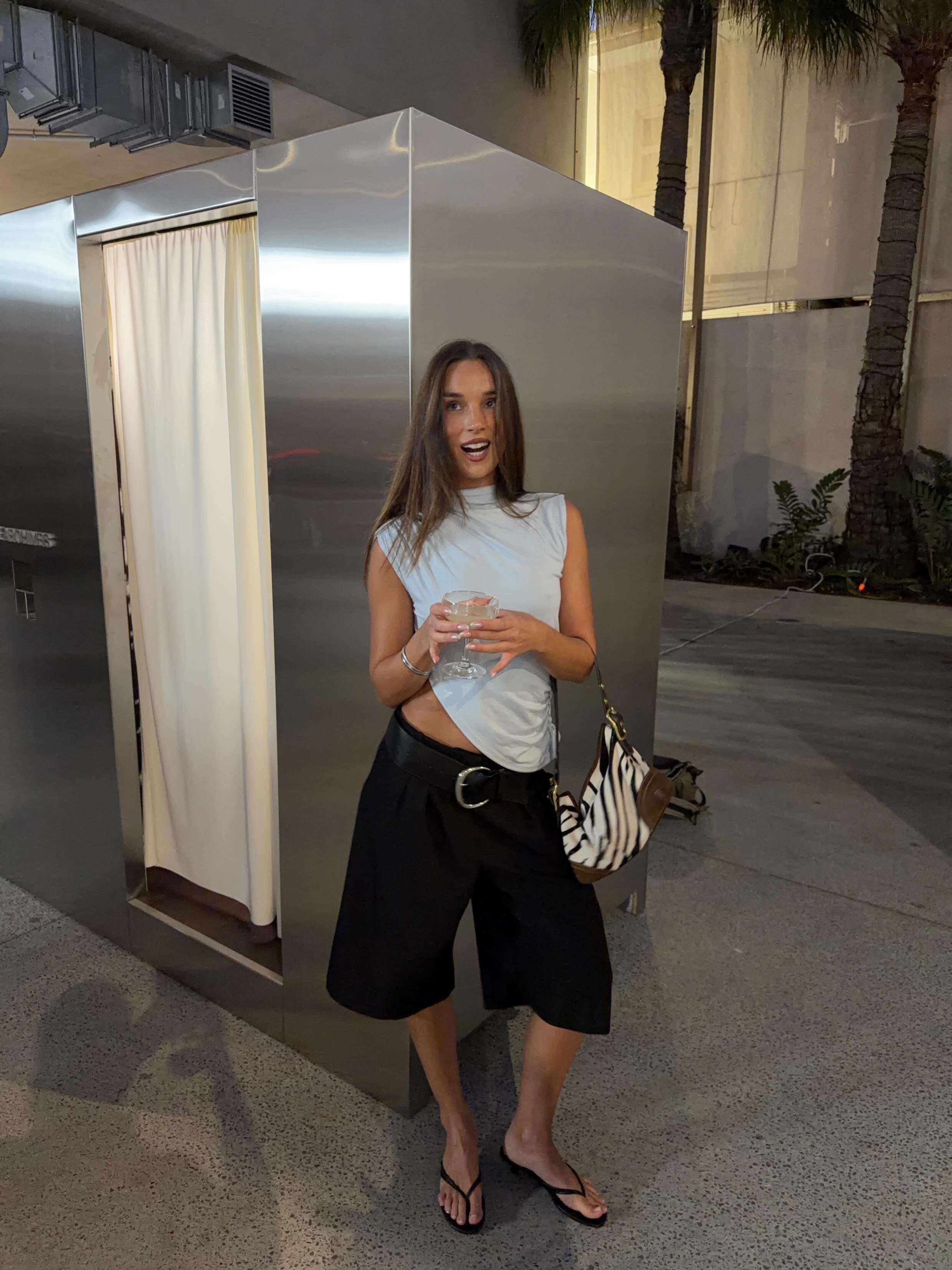 Long Bermuda Shorts Deep Black