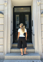 Long Bermuda Shorts Deep Black