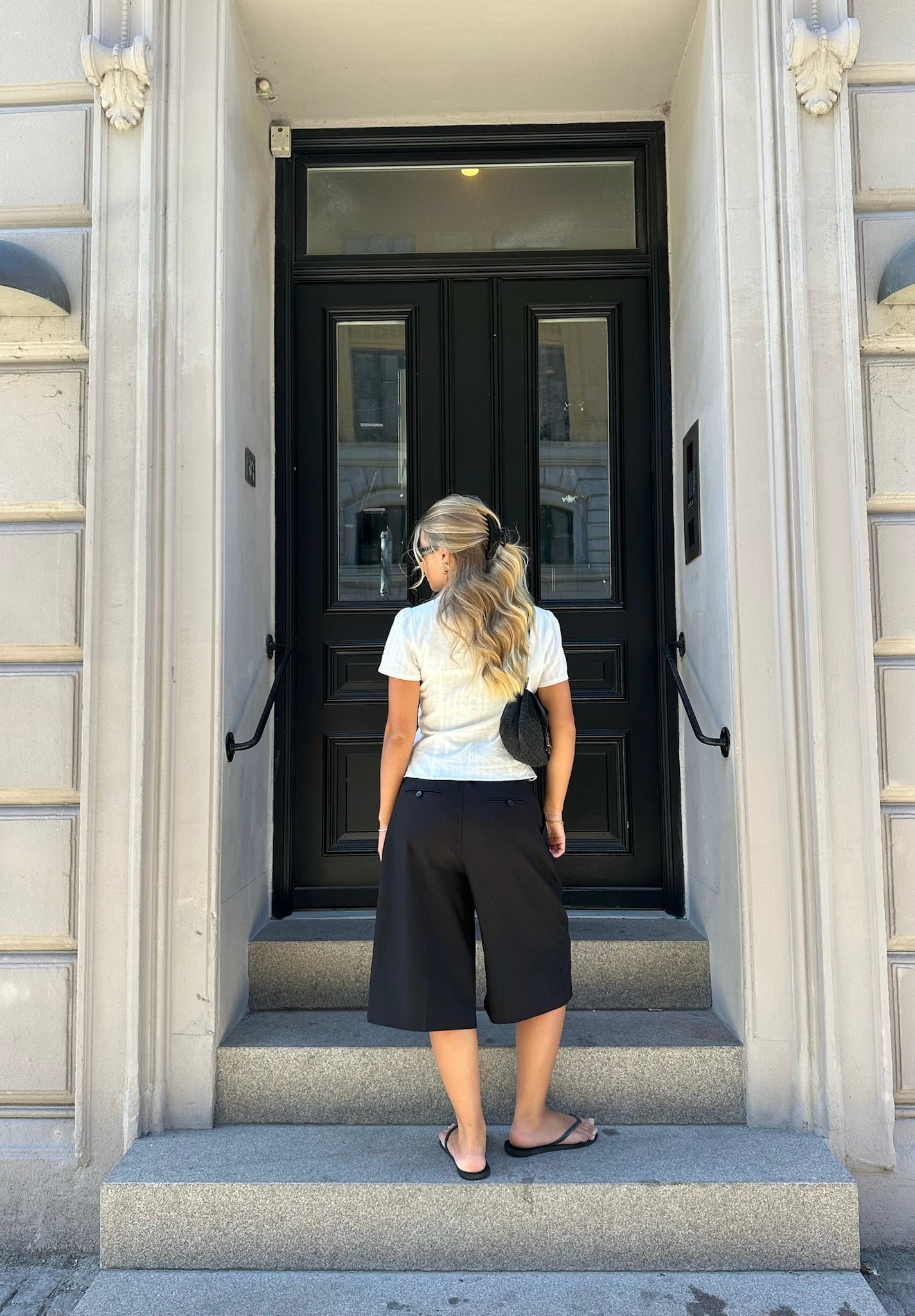 Long Bermuda Shorts Deep Black