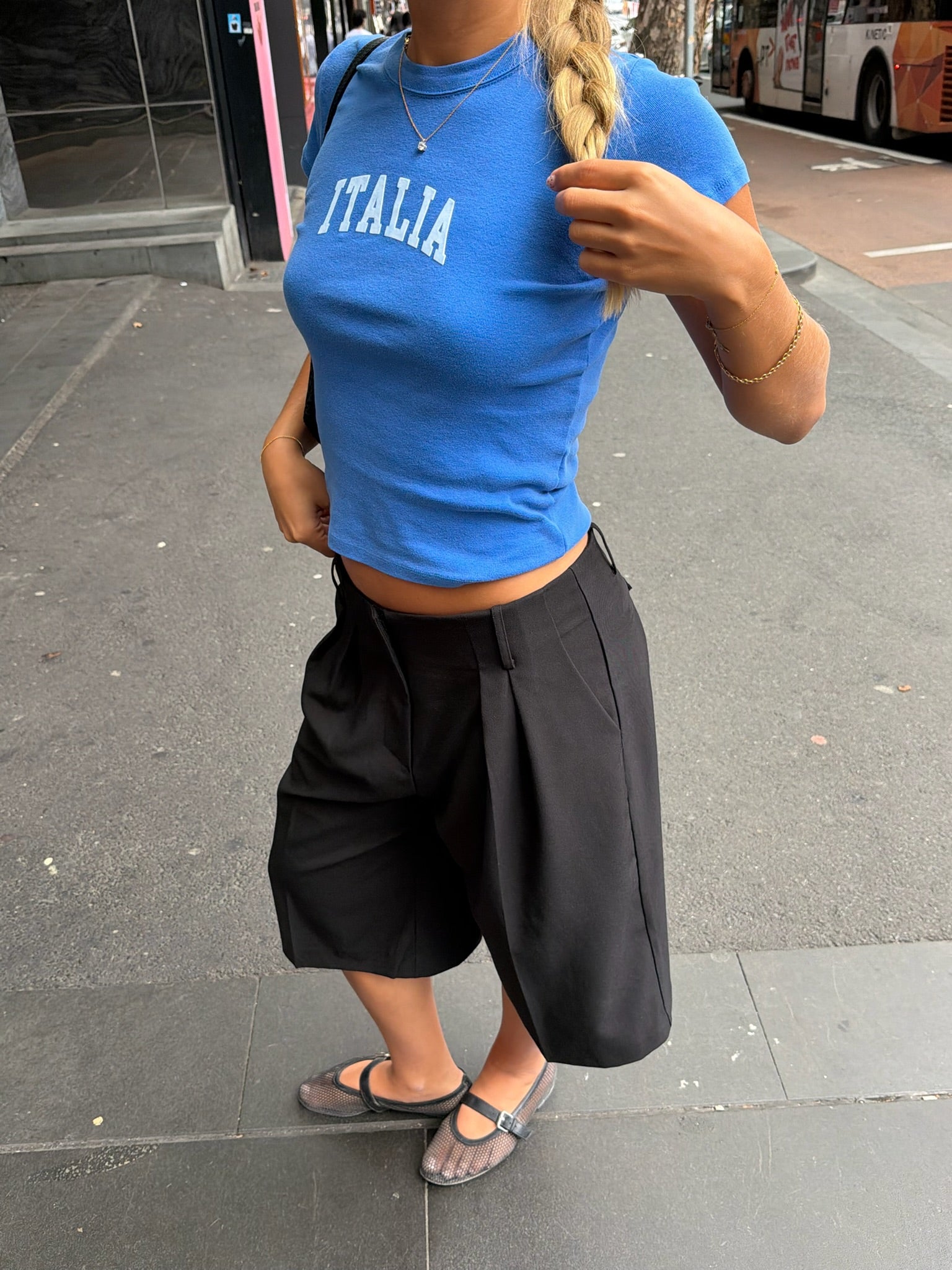 Long Bermuda Shorts Deep Black