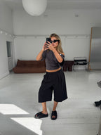 Long Bermuda Shorts Deep Black