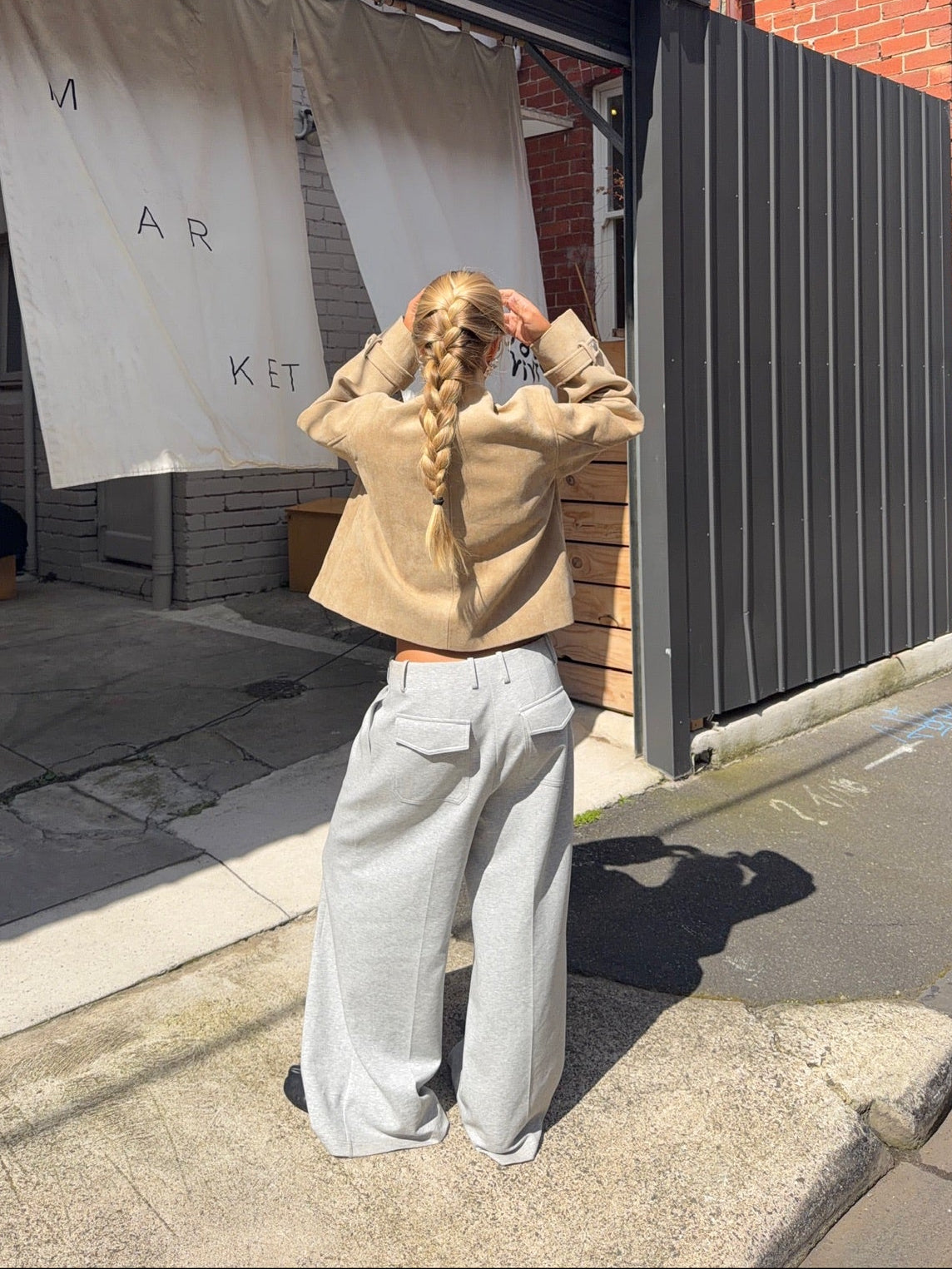 Tailored Sweat Pants Grey