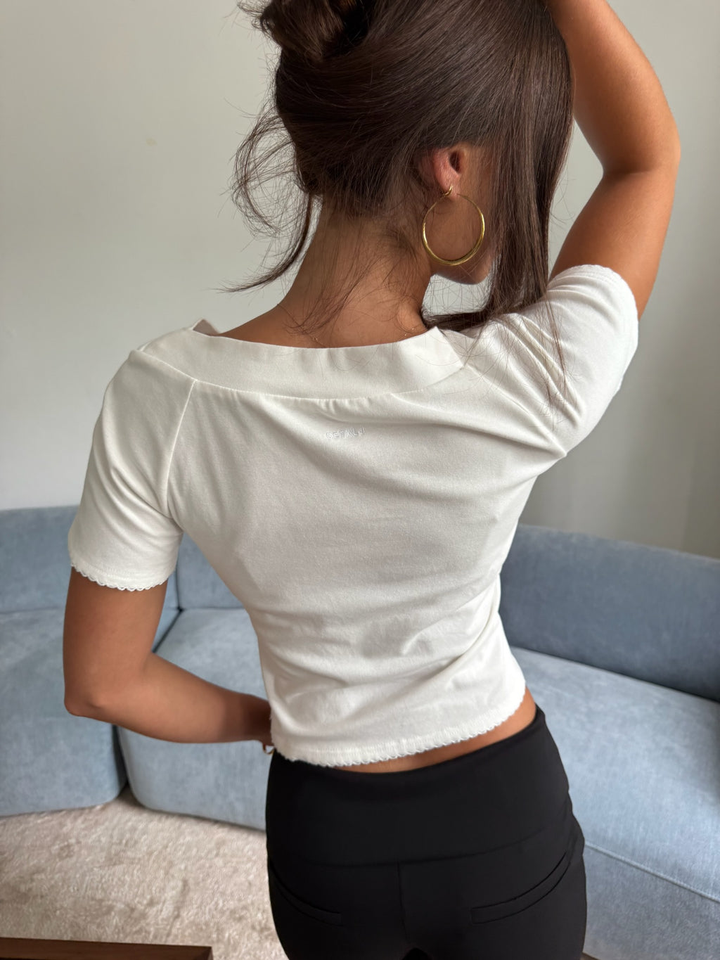 Signature Mini Tee White