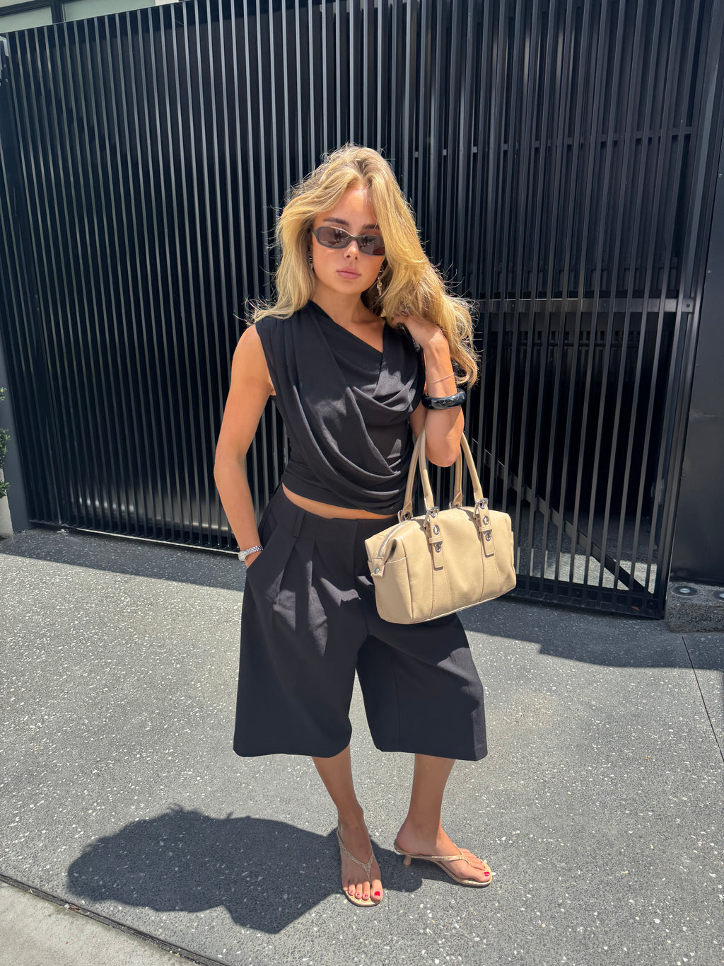 Long Bermuda Shorts Deep Black