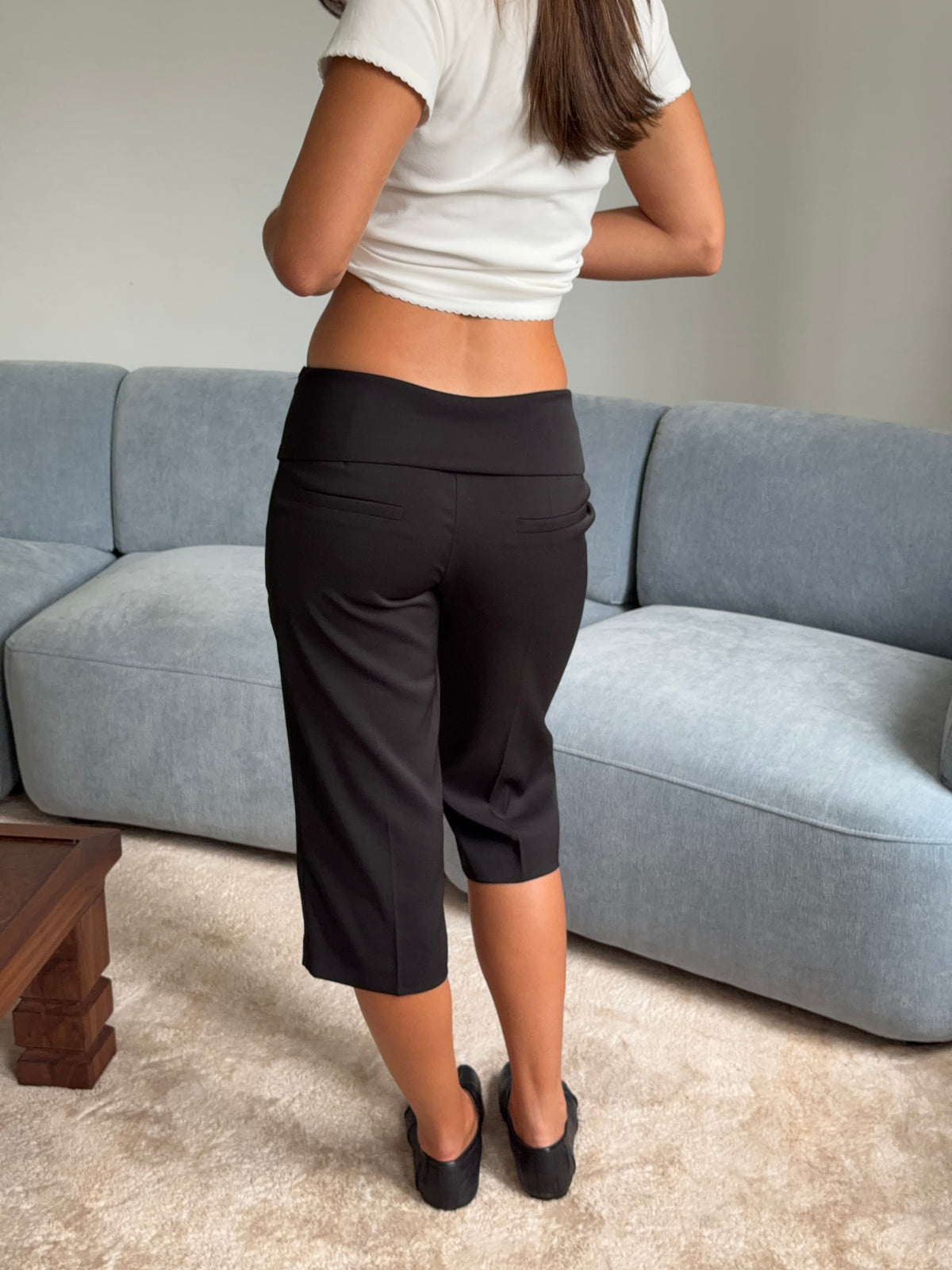 Everyday Soft Black Capri