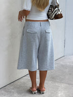 Tailored Sweat Shorts Grey