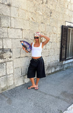 Long Bermuda Shorts Deep Black