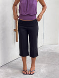 Everyday Soft Black Capri